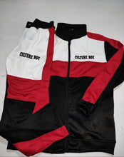 Load image into Gallery viewer, Black,Red,White Tracksuit

