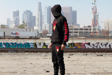 Load image into Gallery viewer, Black Hooded Sweatsuit
