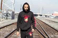 Load image into Gallery viewer, Black Hooded Sweatsuit
