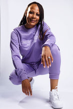 Load image into Gallery viewer, Women&#39;s Two piece Purple Tracksuit
